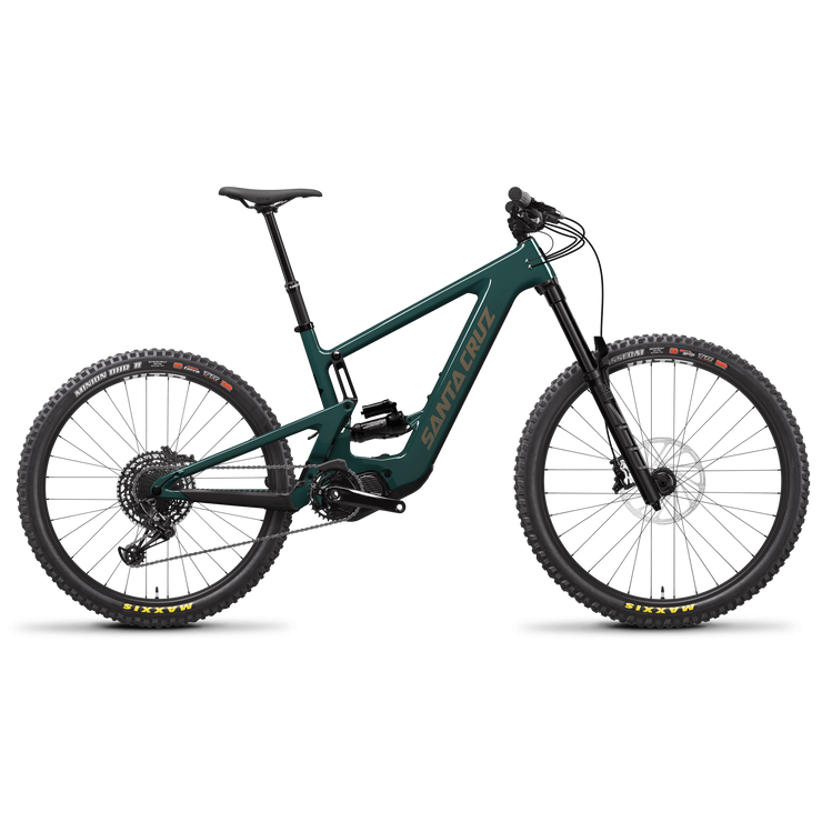 2024 Santa Cruz Bullit 3 CC MX S-Kit — Mixed Wheels, hunter green, full view.