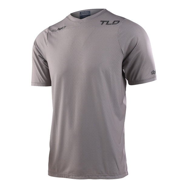 Troy Lee Designs Skyline Air SS Jersey, mono grey, front view.