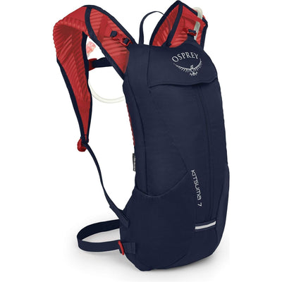 Osprey Kitsuma 7 Women's Hydration Pack w/ Reservoir, blue, full view.