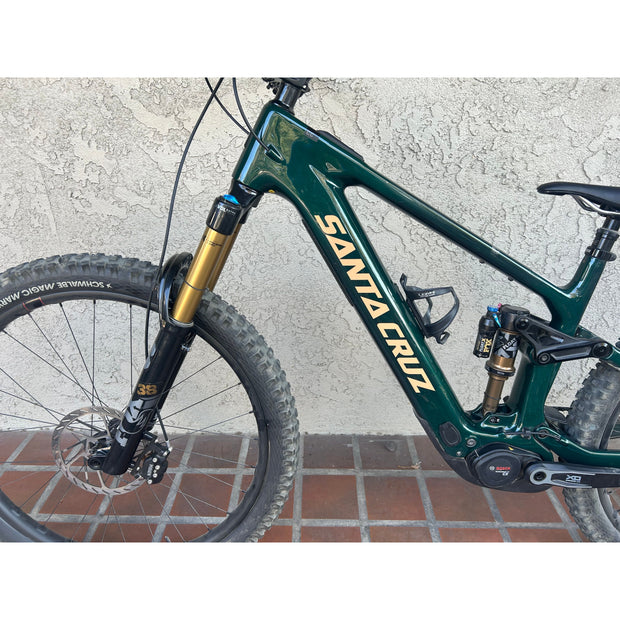 2025 Santa Cruz Vala 1 CC MX  X0 AXS RSV, Large Demo Bike, Non Drive Side Front View