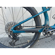 2025 Santa Cruz Blur CC X0 AXS TR RSV, Demo Bike, Drive Side Rear View