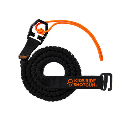 Kids Ride Shotgun Quick Fit MTB Tow Rope - Black, Full View
