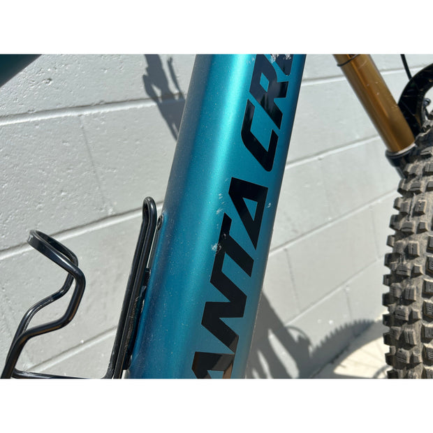 2026 Santa Cruz Bullit 4 CC MX X0 AXS RSV, XL Demo Bike, Drive Side Downtube Scratches (1)