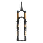 Fox 34 SL Factory Suspension Fork - 29”, 120mm, Kabolt SL, 44mm Rake, Grip SL, P-L, Shiny Black, front view.