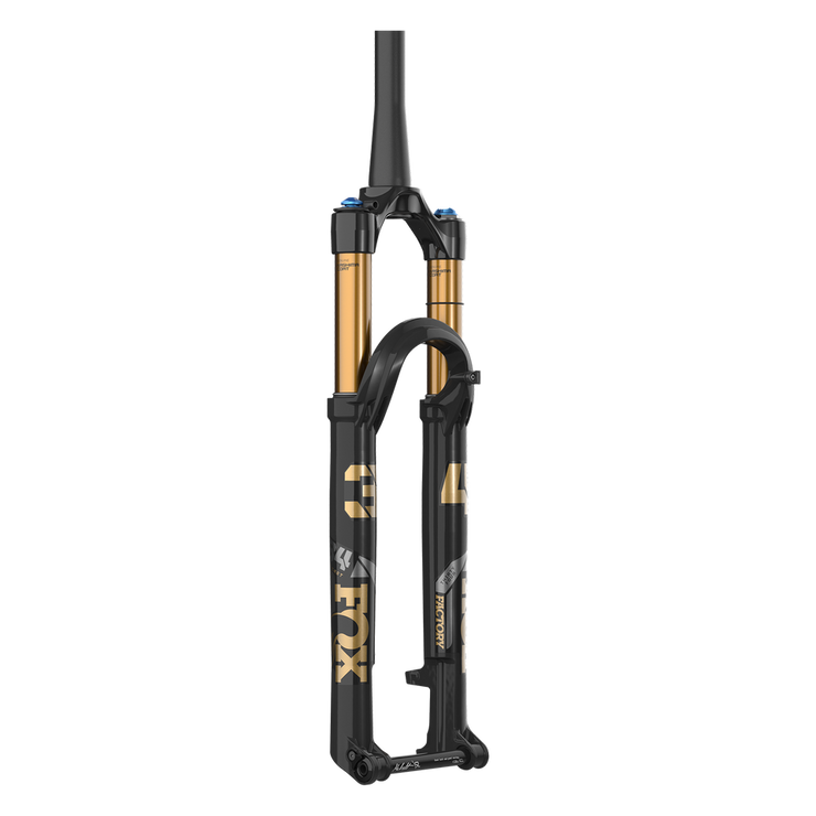 Fox 34 SL Factory Suspension Fork - 29”, 120mm, Kabolt SL, 44mm Rake, Grip SL, P-L, Shiny Black, full view.