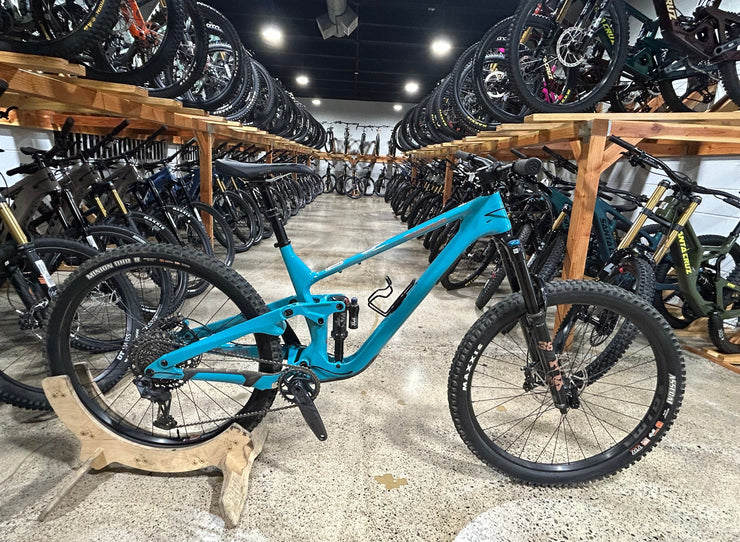 Kona Process 153 CR, XL Demo Bike, Drive Side Full View