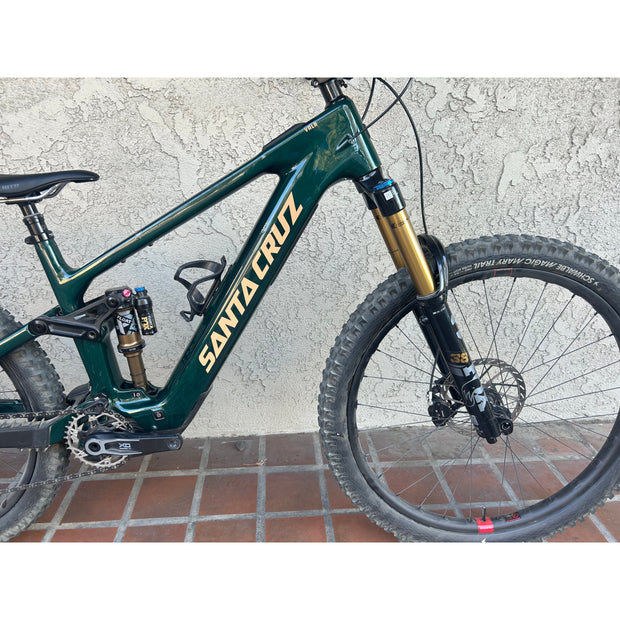 2025 Santa Cruz Vala 1 CC MX  X0 AXS RSV, Large Demo Bike, Drive Side Front View
