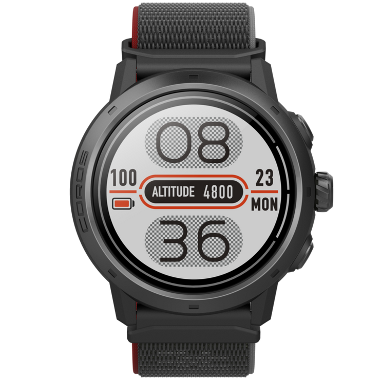COROS APEX 2 Pro GPS Outdoor Watch APEX 2 Pro Black, face view.
