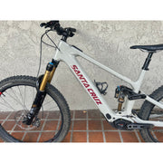 2025 Santa Cruz Vala 1 CC MX  X0 AXS RSV, XL Demo Bike, Non Drive Side Front