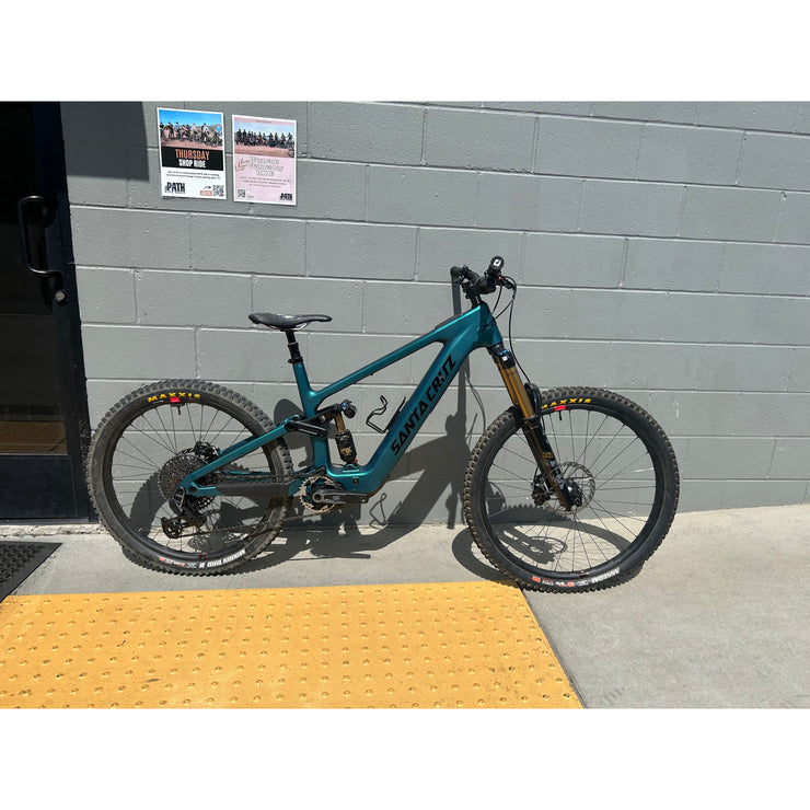 2026 Santa Cruz Bullit 4 CC MX X0 AXS RSV, XL Demo Bike, Drive Side Full View