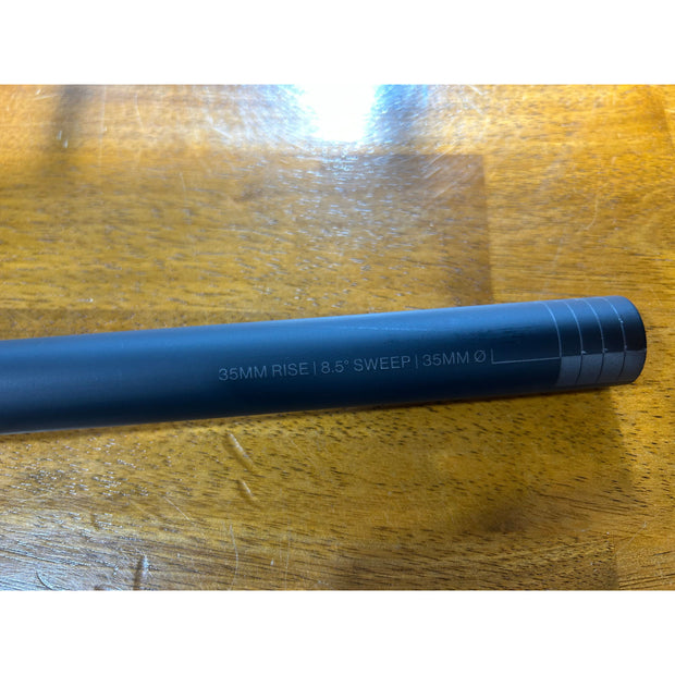 Santa Cruz Carbon Handlebar 35mm Rise 80mm Width 35mm Clamp, Take Off, Details