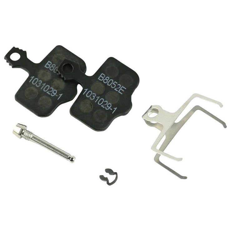 SRAM Level, DB, Elixir, and 2-Piece Road Disc Brake Pads, full view.