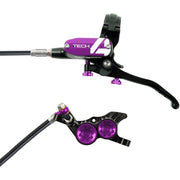 Hope Tech 4 V4 Disc Brake and Lever, Purple