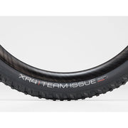 Bontrager XR4 Team Issue TLR 27.5 x 2.40 Mountain Bike Tire, profile view.