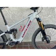 2025 Santa Cruz Vala 1 CC MX  X0 AXS RSV, Medium Demo Bike, Drive Side Front View