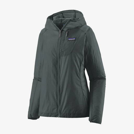 Patagonia Women's Houdini Jacket, nouveau green, full view.
