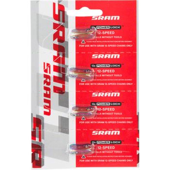 SRAM PowerLock 12-speed Chain Link Rainbow Finish Card/4