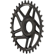 Wolf Tooth Bosch Gen 4 Direct Mount Chainring - Drop-Stop B 34T Black, full view.