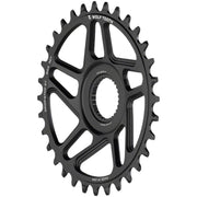 Wolf Tooth Bosch Gen 4 Direct Mount Chainring - Drop-Stop ST 32T Black, full view.