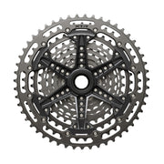 Shimano CS-M9200-12 XTR Hyperglide+ 12-Speed Cassette, back view.
