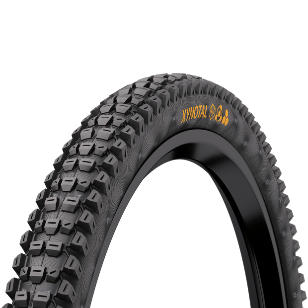 Continental Xynotal Tire - 27.5 x 2.40, Tubeless, Folding, Black, Endurance, Trail Casing, E25, full view.