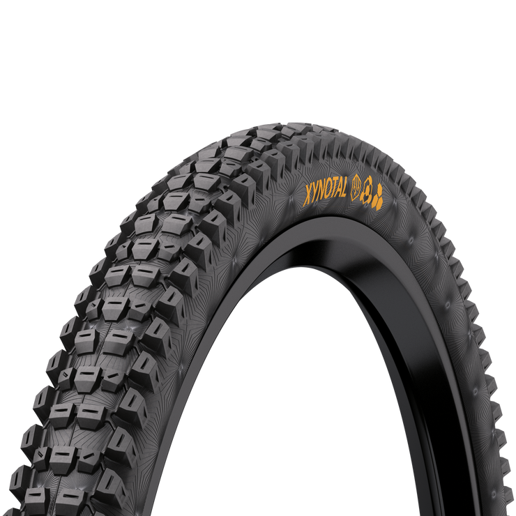 Continental Xynotal Tire - 27.5 x 2.40, Tubeless, Folding, Black, Endurance, Trail Casing, E25, full view.