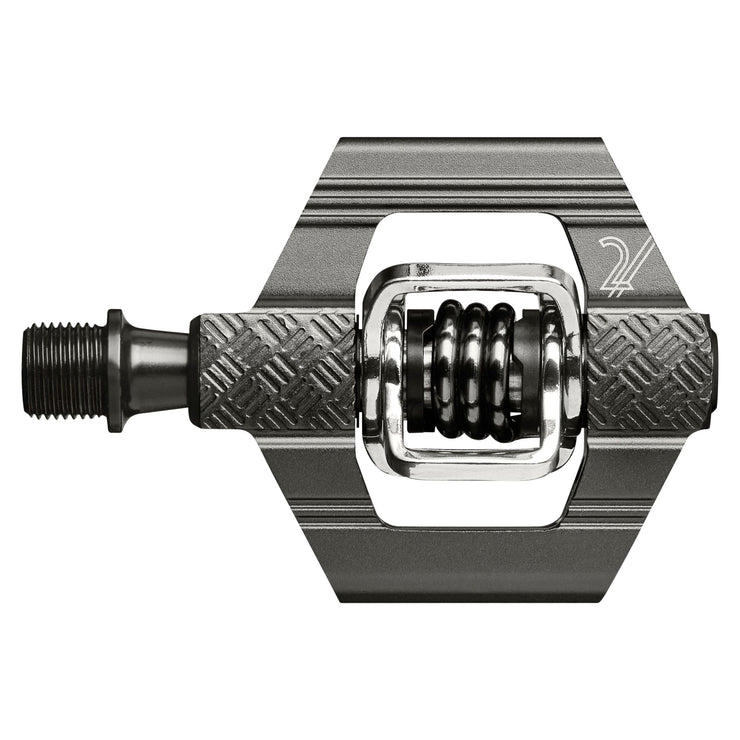 Crankbrothers Candy 2 Clipless Pedals - Gray, full view.