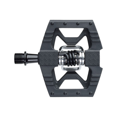 Crankbrothers Double Shot 1 Clipless Pedals - Black, full view.