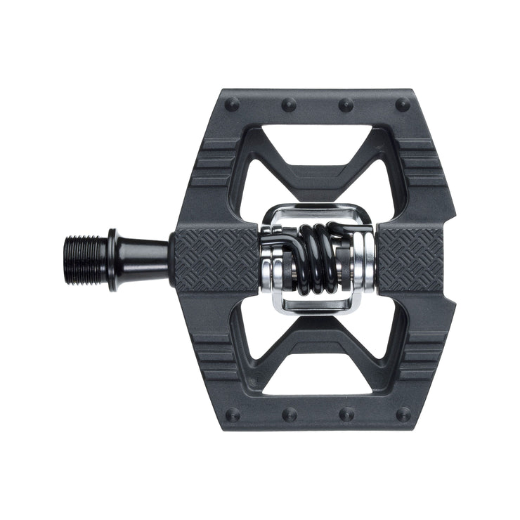 Crankbrothers Double Shot 1 Clipless Pedals - Black, full view.