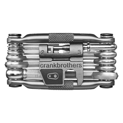 Crankbrothers Multi-17 Mini Tool - Nickel, full view.