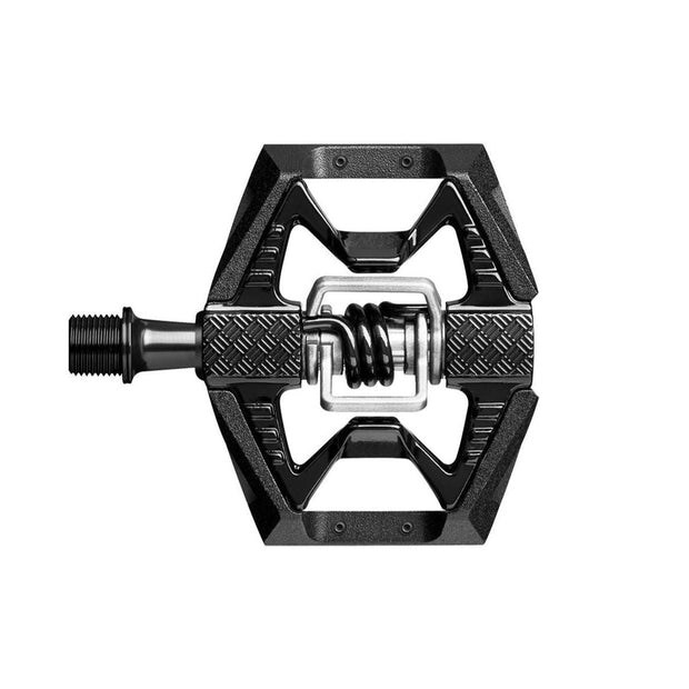 Crankbrothers Double Shot 3 Single Side Clipless/ Platform Pedals - Black, back view.