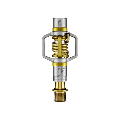 Crankbrothers Egg Beater 11 Dual Sided Clipless Pedals - Gold, full view.