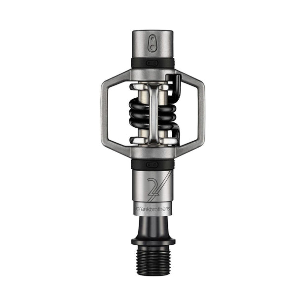 Crankbrothers Egg Beater 2 Dual Sided Clipless Pedals - Black, full view.
