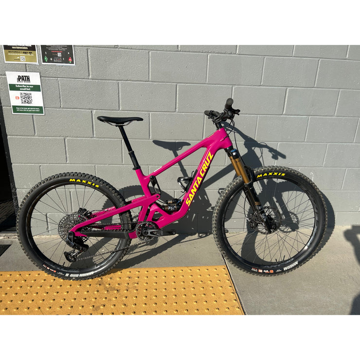 2025 Santa Cruz Bronson 5 CC MX X0 AXS, Medium Demo Bike, Drive Side Full View