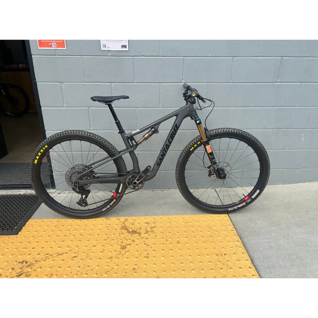 2025 Santa Cruz Blur CC X0 AXS TR RSV, Demo Bike, Drive Side Full View
