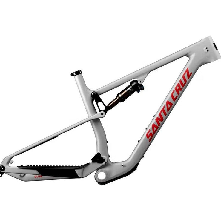 2024 Santa Cruz BLUR 4 CC 29 FRAME, silver, full view.