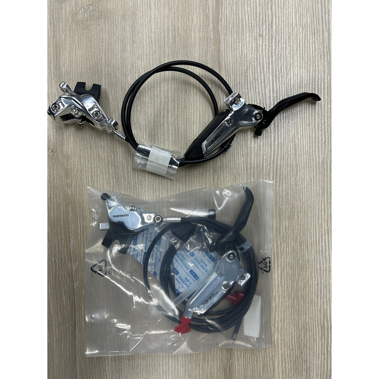 SRAM Level Ultimate Stealth C1 Brake Set Silver, Takeoff, Full View