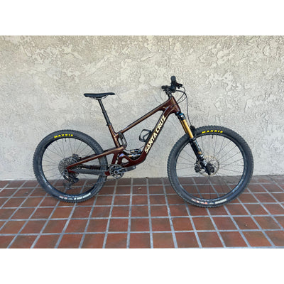 2025 Santa Cruz Bronson 5 CC MX X0 AXS, Large Demo Bike, Drive Side Full View