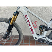 2025 Santa Cruz Vala 1 CC MX  X0 AXS RSV, Medium Demo Bike, Non Drive Side Front View