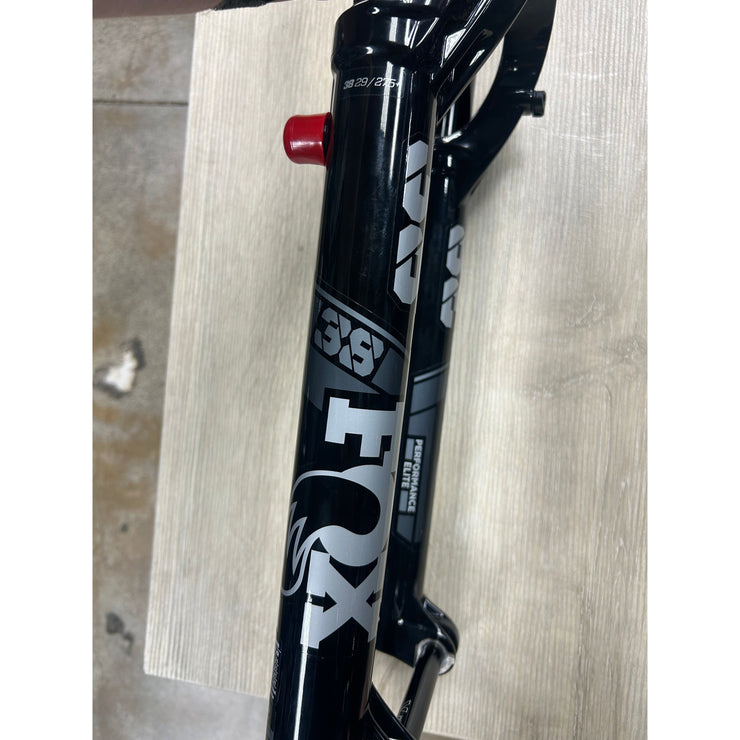 2025 Fox 38 Performance Elite Fork 29" 160mm, Take Off, Logo Side View