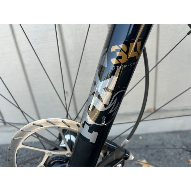 2025 Santa Cruz Blur CC X0 AXS TR RSV, Demo Bike, Non Drive Side Fork Blem