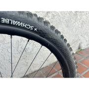 2025 Santa Cruz Vala 1 CC MX  X0 AXS RSV, Medium Demo Bike, Non Drive Side Rear Wheel Scratches