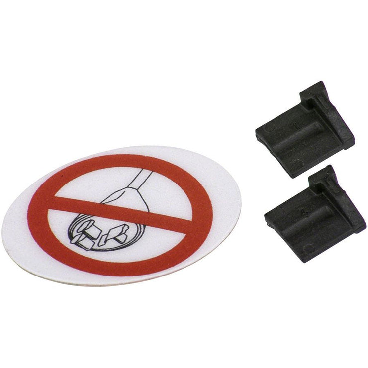 Bosch Charging Socket Blanking Plug Kit - BDU2XX, BDU3XX, full view.