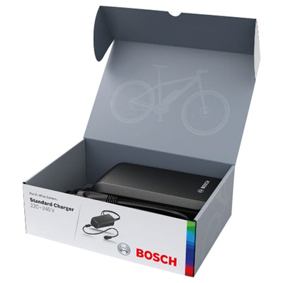 Bosch Standard Charger - 4A eBike System 2, full view.