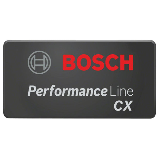 Bosch Logo Cover - Black Rectangular BDU2XX, full view.