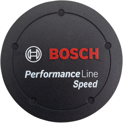 Bosch Performance Speed Logo Cover - Black, BDU2XX, full view.
