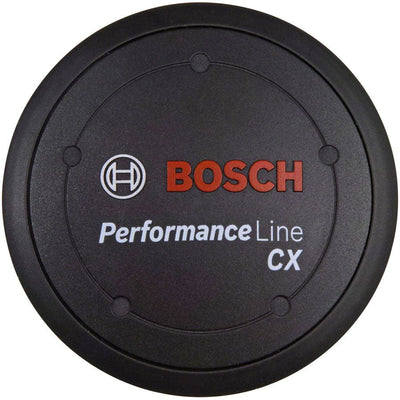 Bosch Logo Cover - Black Includes Spacer Ring BDU2XX, full view.