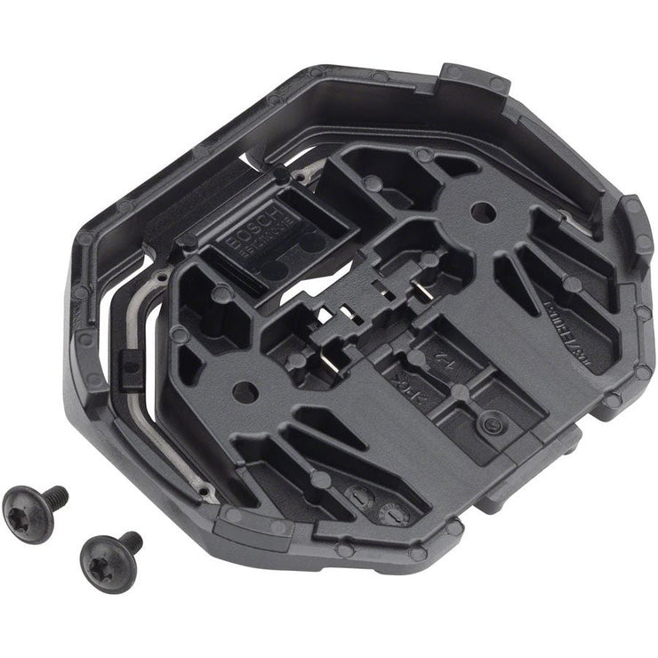 Bosch PowerTube Mounting Plate Kit - Horizontal Mount, back view.