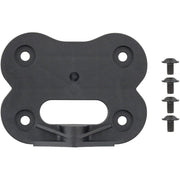 Bosch CompactTube Horizontal Fixed Screw-On Plate Kit - BBP324Y, flat view.