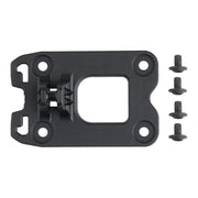Bosch CompactTube Vertical Plug Side Axial/Pivot Screw-On Plate Kit - BBP324Y, flat view.
